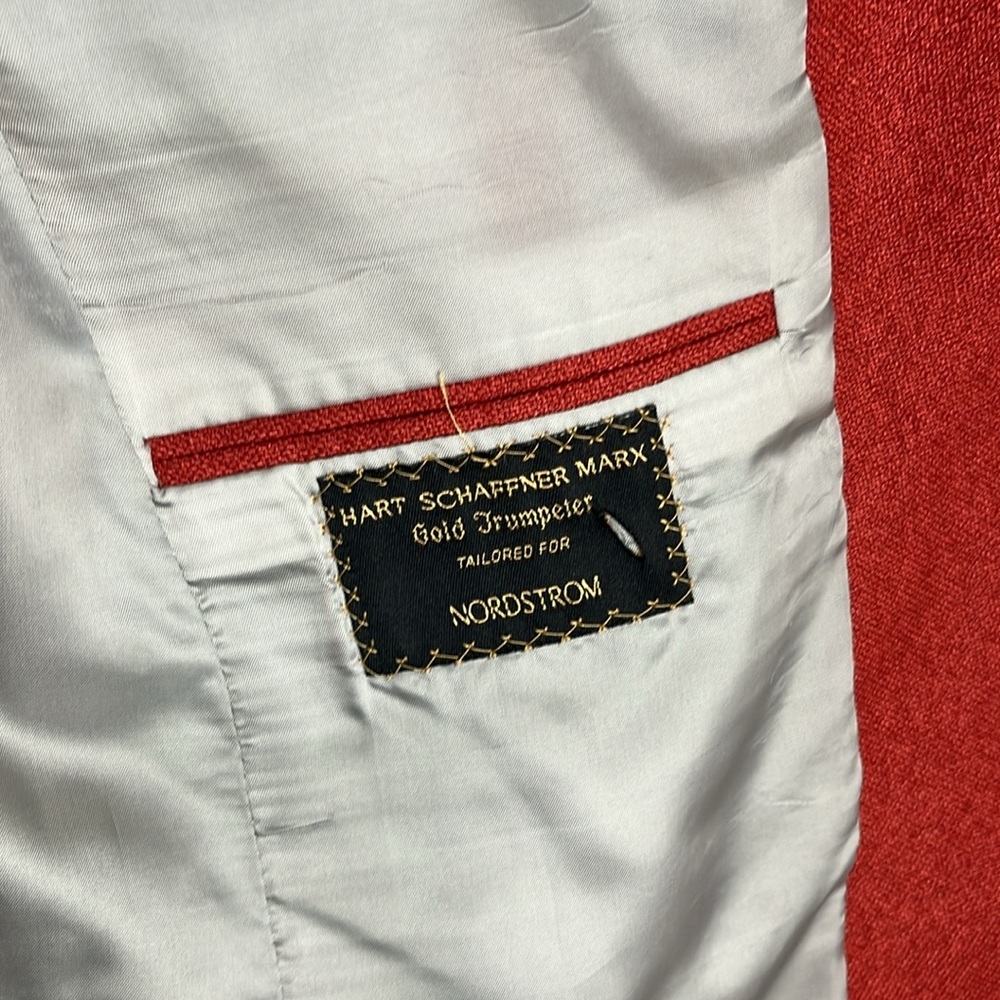 Hart Schaffner Marx Gold Trumpeter Tailored for Nordstrom Sports Coat - Picture 7 of 12